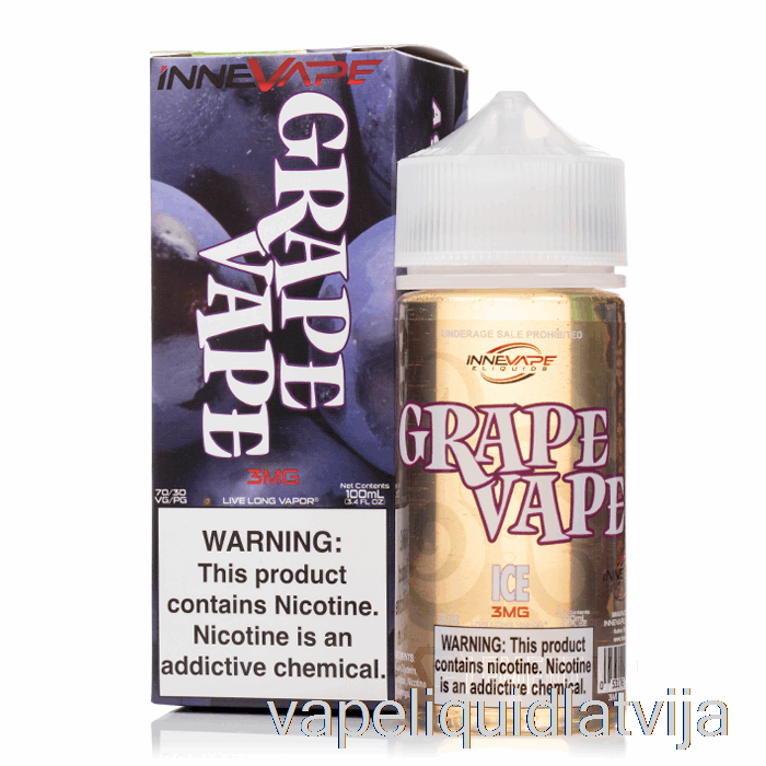 Vīnogu Ledus - Innevape E-šķidrums - 100ml 3mg Vape šķidrums